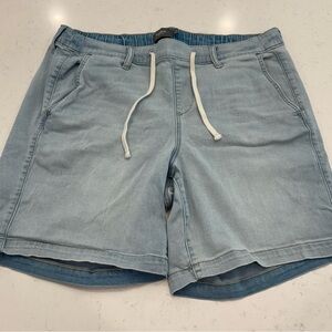 Torrid Light Blue Jean Shorts with Drawstring